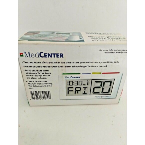 Medcenter System Talking Alarm Clock (Clock Only) Brand: MedCenter - Picture 2 of 10